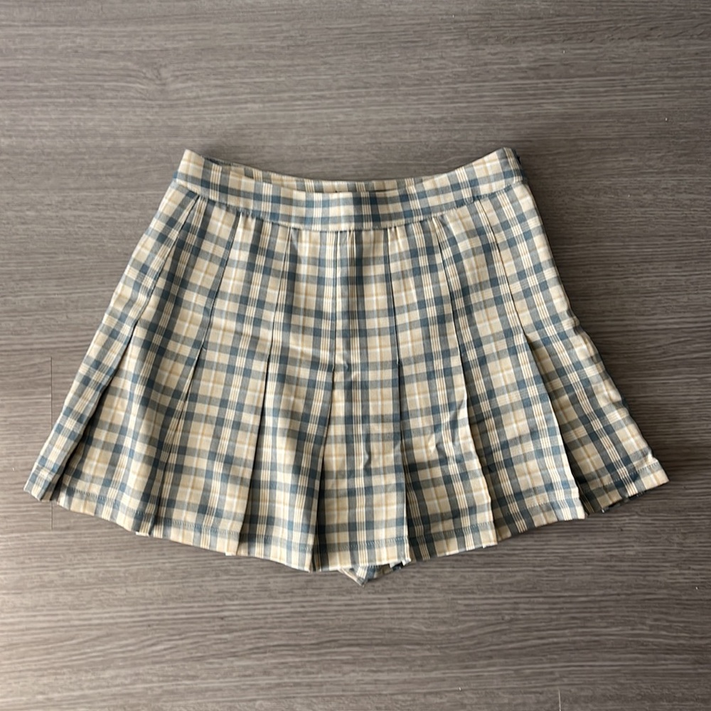 Cotton Candy L.A. Pleated Plaid Skirt - Picture 2 of 8